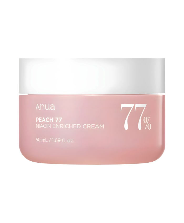 Anua Peach 77 Niacin Enriched Cream Интенсивный крем-пудинг для гладкой и сияющей кожи 50 мл