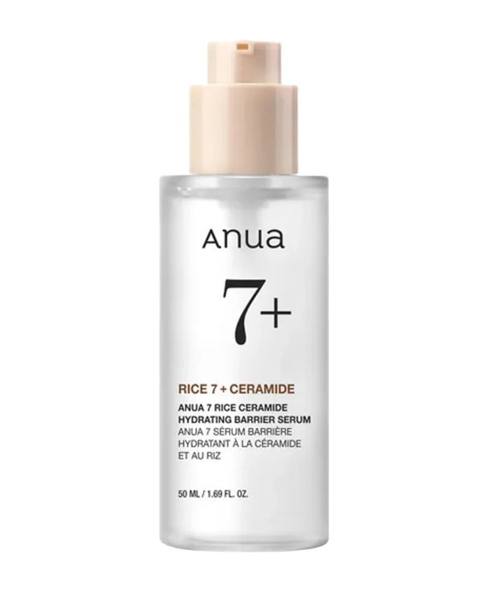 Anua Rice 7 Ceramide Hydrating Barrier Serum Сыворотка для сияния кожи с рисом 50 мл