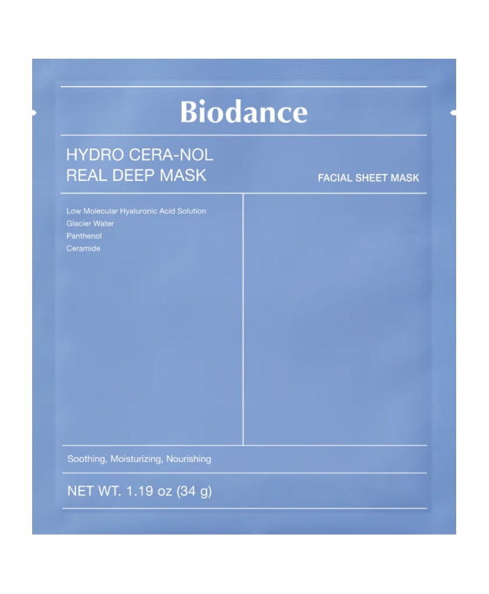 Biodance Hydro Cera-Nol Real Deep Mask Ночная гидрогелевая маска с церамидами против сухости 34 г