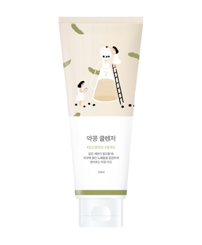 Round Lab Soybean Cleanser Питательная пенка-скраб для умывания с соей 150 мл