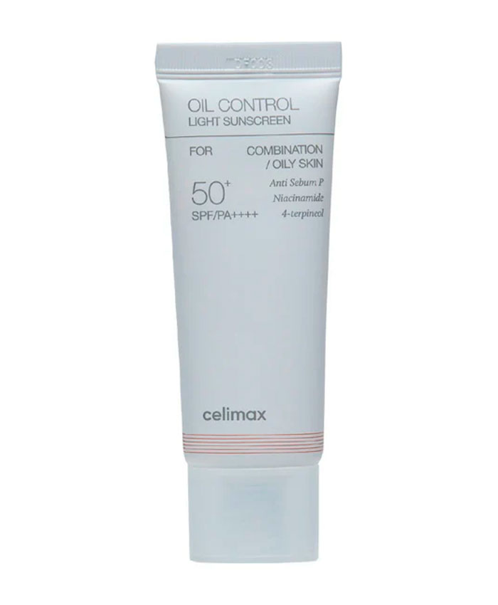 Celimax Oil Control Light Sunscreen SPF50+PA++++ Себорегулирующий лёгкий солнцезащитный крем 40 мл