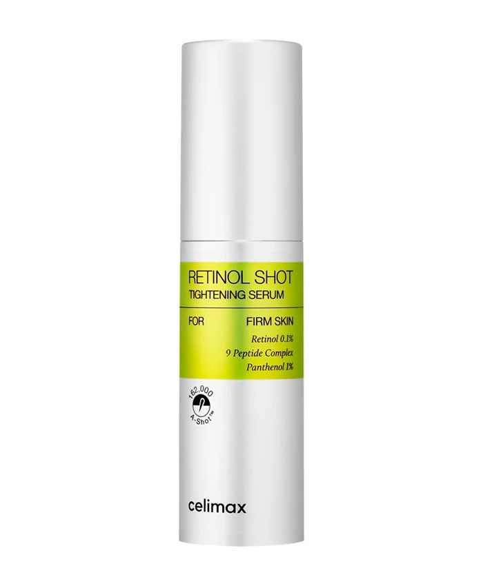 Celimax The Vita-A Retinol Shot Tightening Serum Подтягивающая сыворотка с ретинолом и микроиглами 30 мл