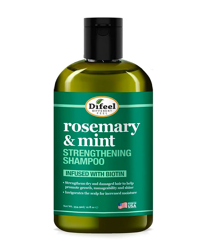 Difeel Rosemary & Mint Укрепляющий шампунь 355 мл