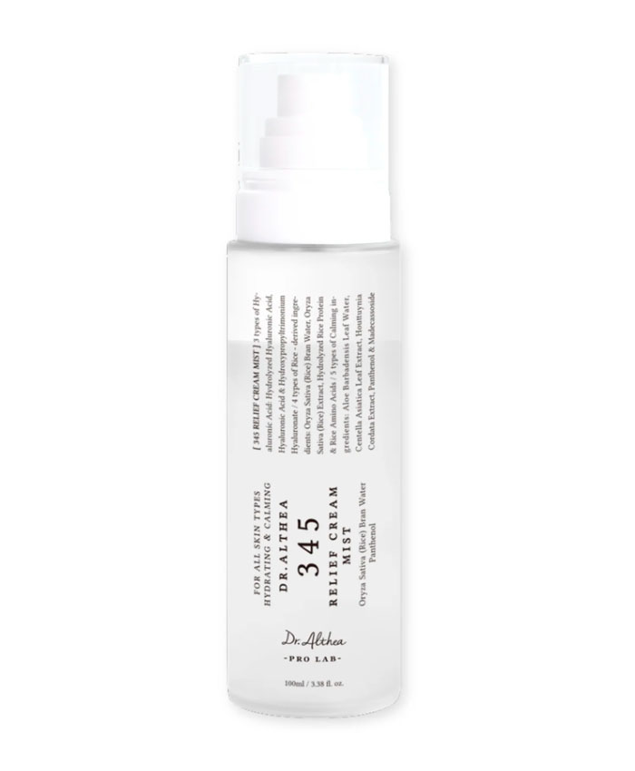 Dr.Althea 345 Relief Cream Mist Успокаивающий мист с гидролатом риса и пантенолом 100 мл