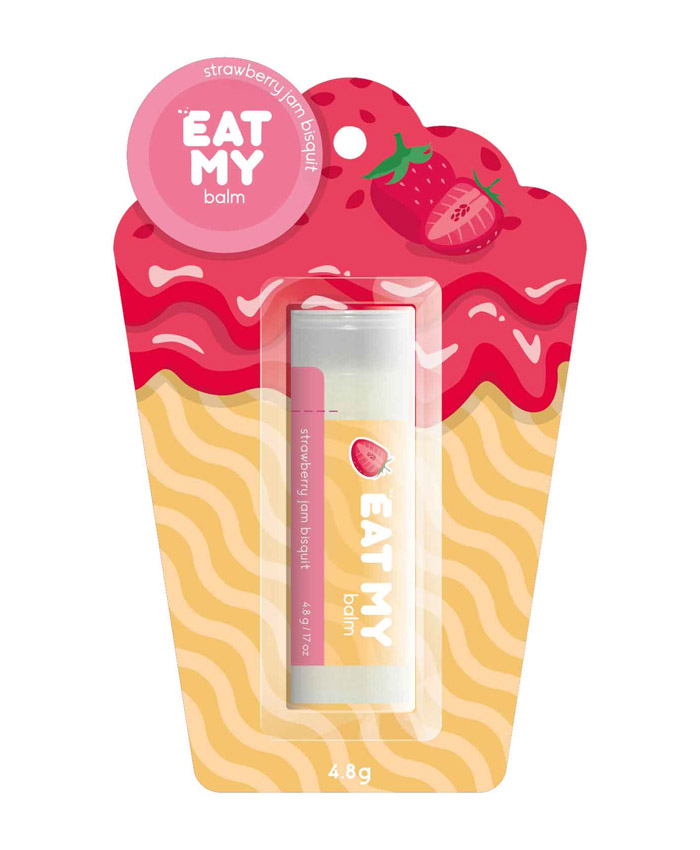 Eat My Balm Бальзам для Губ Бисквит с клубничным джемом