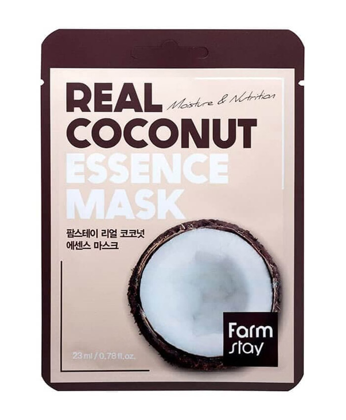 FarmStay Real Coconut Essence Mask Тканевая маска для лица с экстрактом кокоса