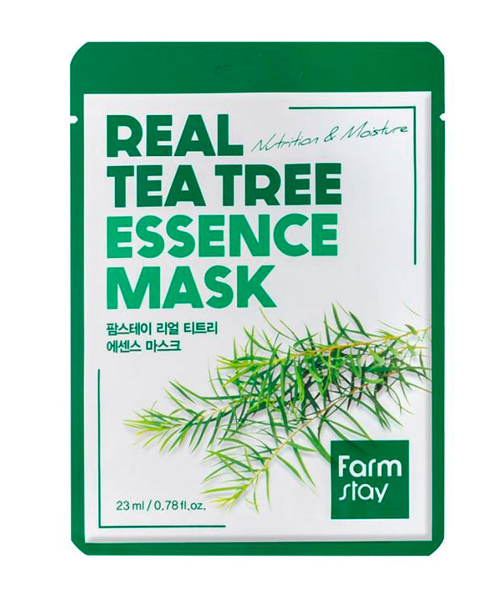 FarmStay Real Tea Tree Essence Mask Тканевая маска с экстрактом чайного дерева