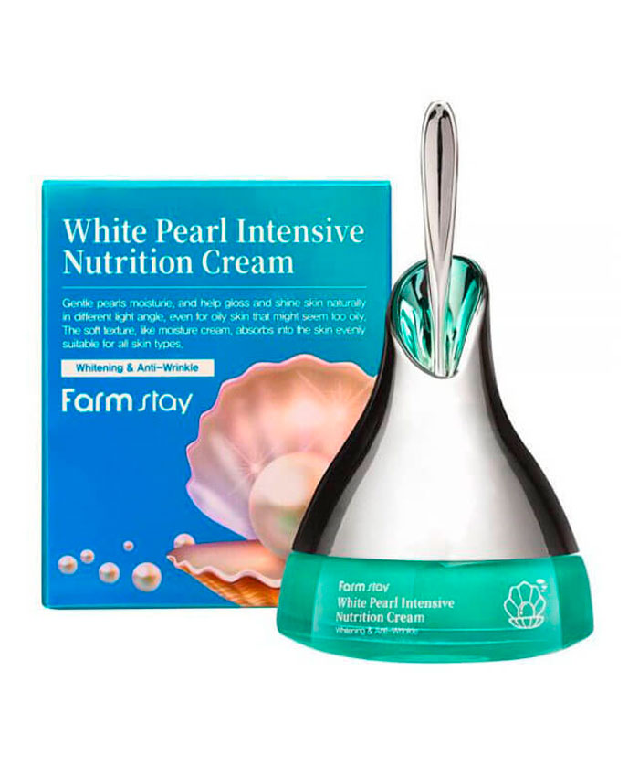 FarmStay White Pearl Intensive Nutrition Cream Интенсивный питательный крем с экстрактом жемчуга