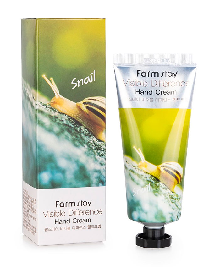 FarmStay Visible Difference Snail Hand Cream Крем для рук с Муцином Улитки