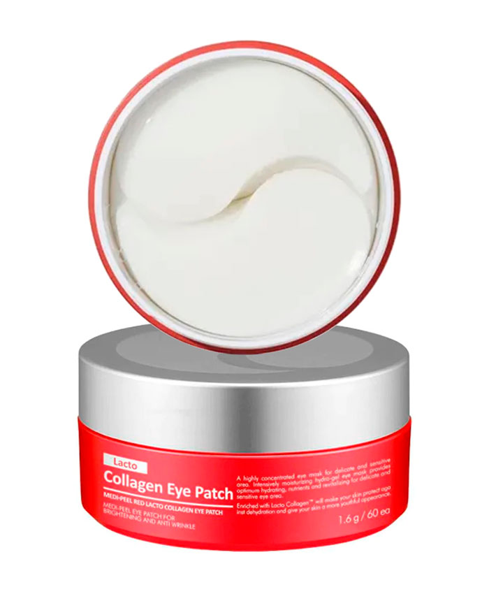 Medipeel Red Lacto Collagen Eye Patch Коллагеновые патчи для век с лактобактериями 60 шт