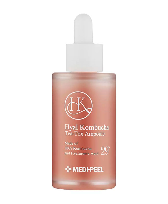 Medipeel Hyal Kombucha Tea-Tox Ampoule Восстанавливающая ампула с 70% комбучи и церамидами 50 мл