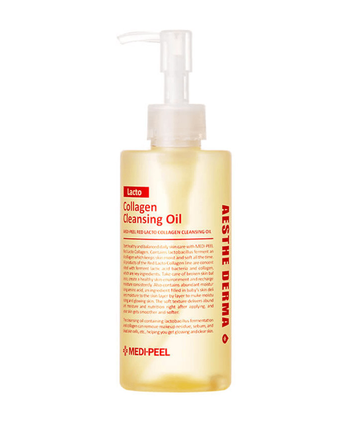 Medipeel Red Lacto Collagen Cleansing Oil Гидрофильное масло с лактобактериями 200 мл