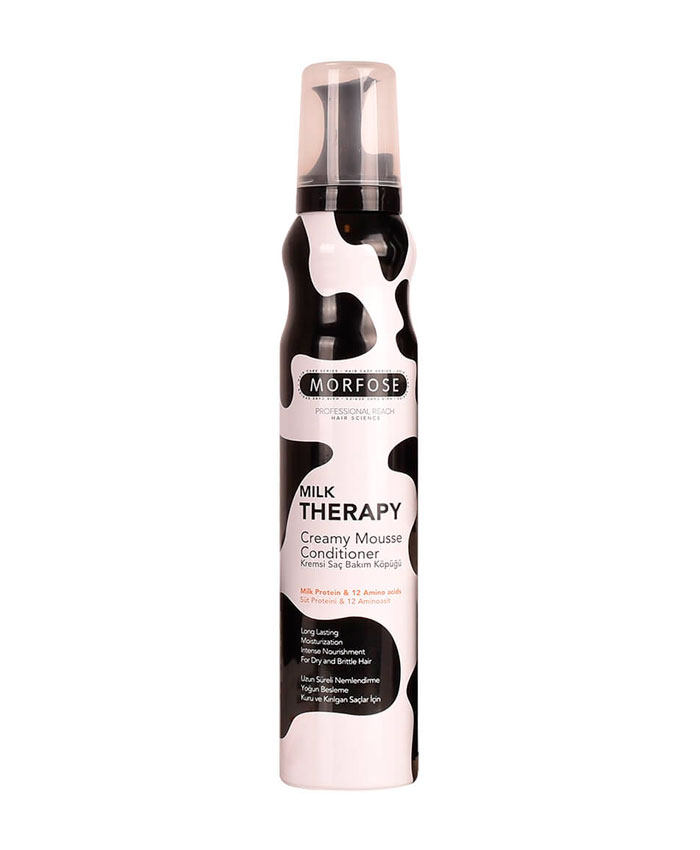 Morfose Milk Therapy Мусс-кондиционер Молочный Коктейль для сухих и ломких волос 200 мл