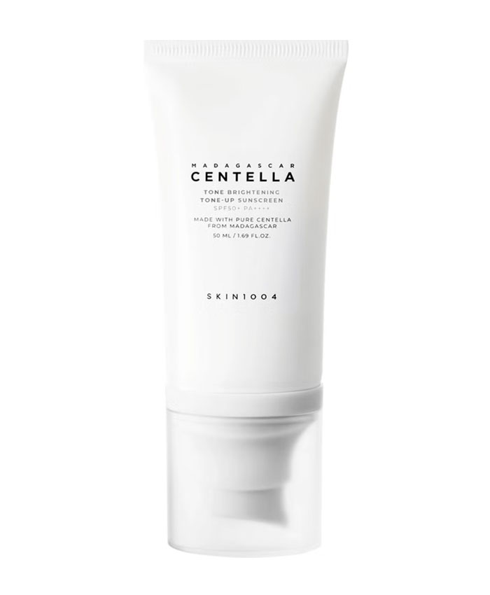 SKIN1004 Madagascar Centella Tone Brightening Tone-Up Sunscreen SPF50+ PA++++ Осветляющий санскрин 50 мл