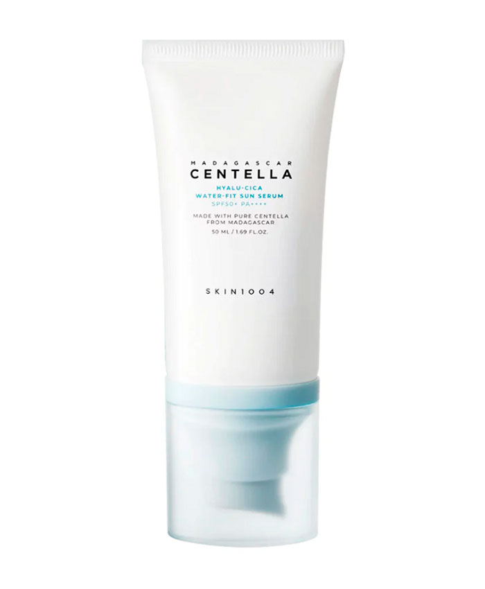 Skin1004 Madagascar Centella Hyalu-Cica Water-Fit Sun Serum SPF50+ PA++++ Солнцезащитная сыворотка 50 мл