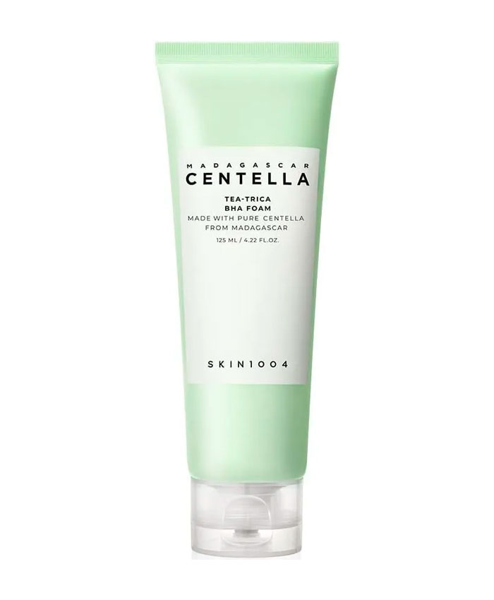 Skin1004 Madagascar Centella Tea-Trica BHA Foam Антибактериальная пенка для умывания 125 мл